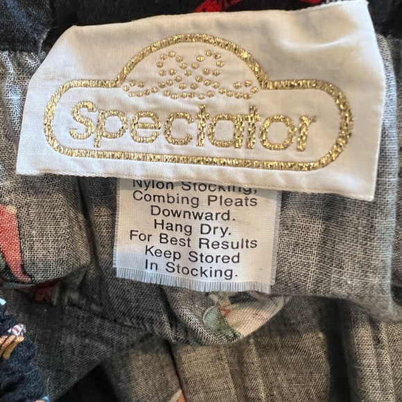 Vintage Native American kachina doll print tiered skirt small - Picture 4 of 7